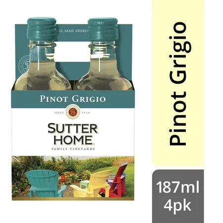 Sutter Home Pinot Grigio 4 Pack Near H Street DC | Sip City DC