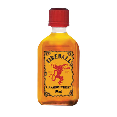 Fireball Cinnamon Whisky 50ml Mini Bottles 2 Pack