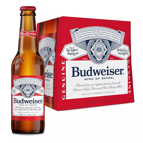 Budweiser 120z Bot 12pk