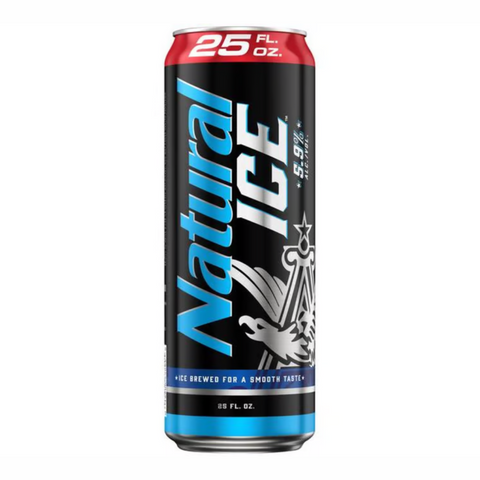 Natural Ice 24oz Can 2pk