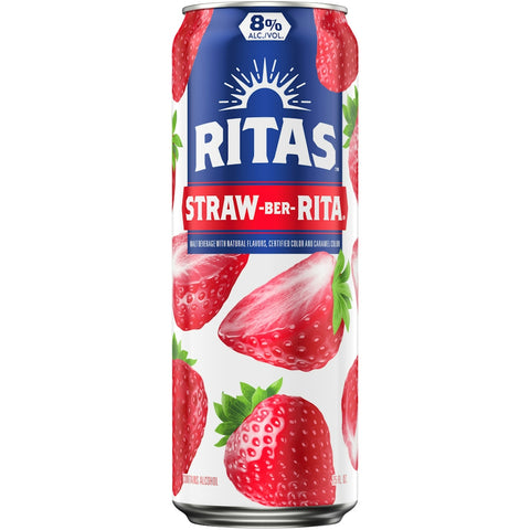 Ritas Strawberry 24oz Can 2pk