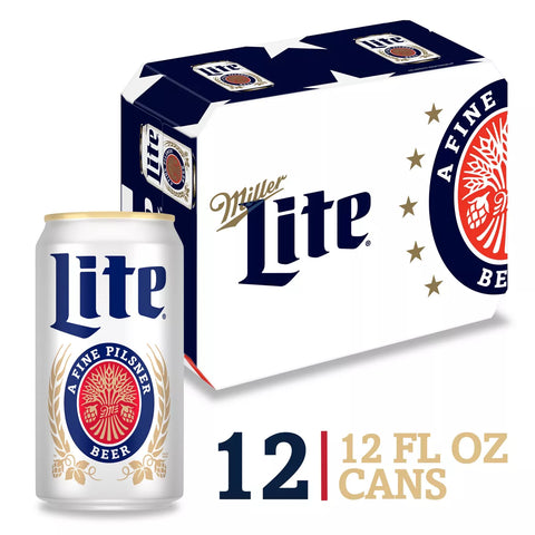 Miller Lite 12oz Can 12pk
