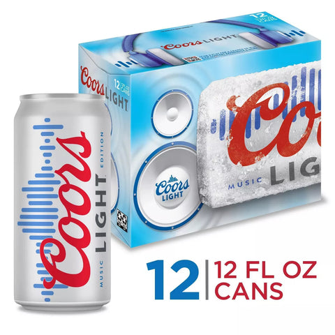 Coors Light 12oz Can 12pk