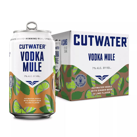 Cut Water Vodka Mule 12oz can 4pk