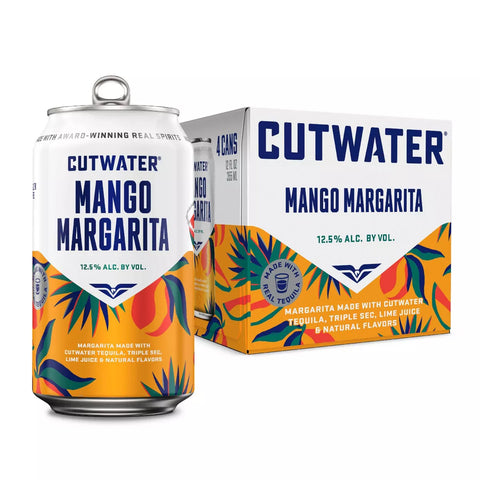 Cut Water Mango 12oz can 4pk