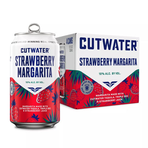 Cut Water Strawberry 12oz can 4pk