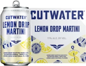 Cut Water Lemon Drop 12oz can 4pk