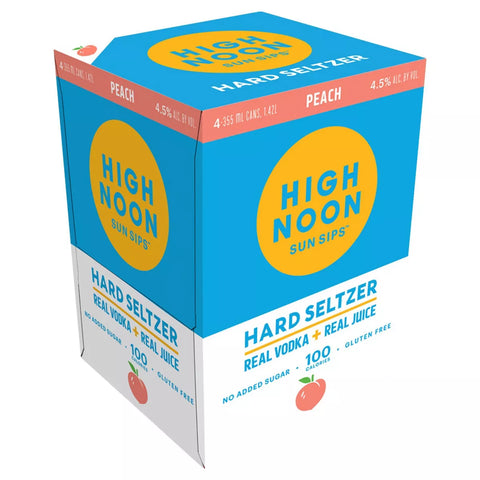Highnoon 355ml Peach 4Pk