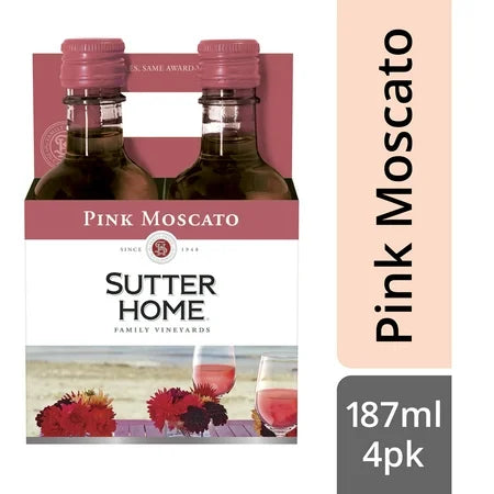 Sutter Home Pink Moscato 4PK