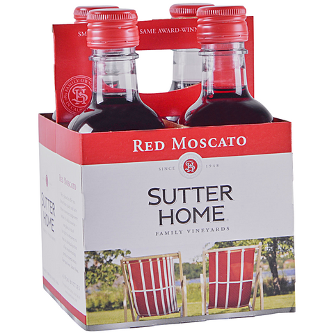 Sutter Home Red Moscato 4PK