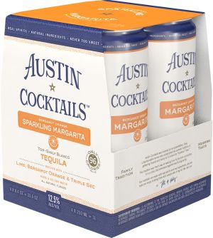Austin Sparkling Margarita 8.4oz Can 4pk