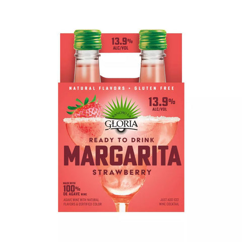 Rancho Gloria Mrg Strawberry 187Ml 4pk