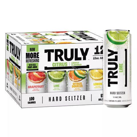 Truly Citrus 12oz Can 12pk