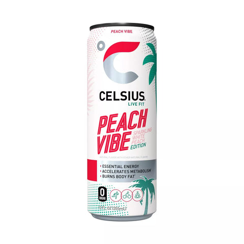 Celsius Peach Vibe 12oz