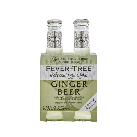 Fever Tree Prm Ginger Light 200ml 4pk