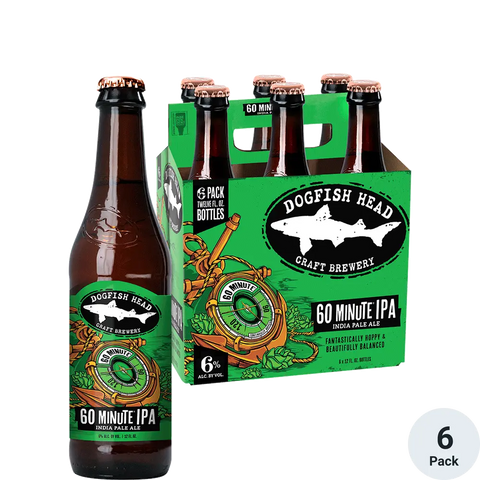Dogfish 60Min Ipa 120oz Bot 6pk