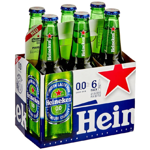 Heineken Zero Alc 12oz Bot 6pk