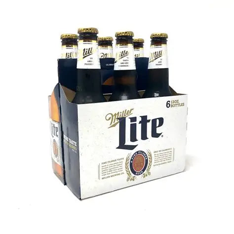 Miller Lite 12oz Bot 6pk