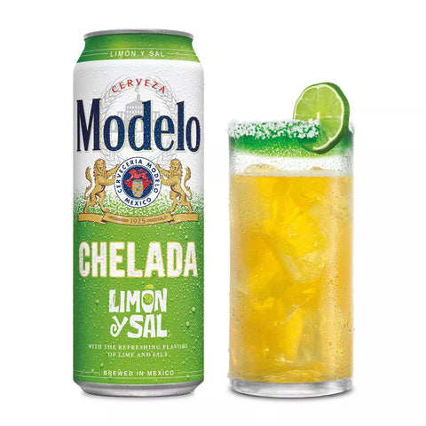 Modelo Limon Y Sal 24oz Can 2pk