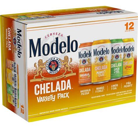 Modleo Chelada Vrty 12oz Can 12pk