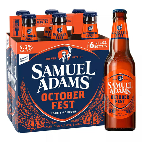 Sam Adams Oct Fest 12oz Bot 6pk