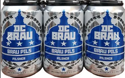 Dc Brau Pilsner 12oz Can 6pk