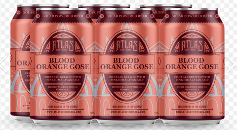 Atlas Blood Orange 12oz Can 6pk