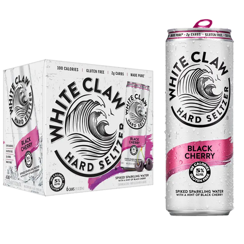 White Claw Black Cherry 19.2oz 2pk