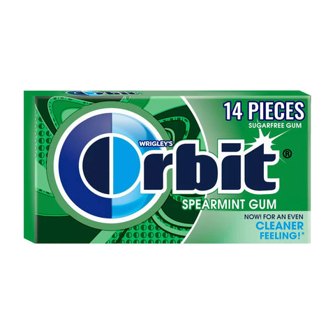 Orbit Spearmint Gum bottle