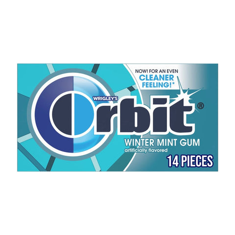Orbit Wintermint Gum bottle