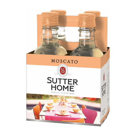 Sutter Home Moscato 4 Pack 187ml Bottles bottle