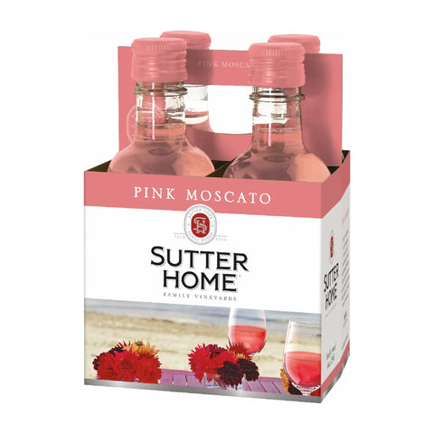 Sutter Home Pink Moscato 4 Pack 187ml Bottles bottle